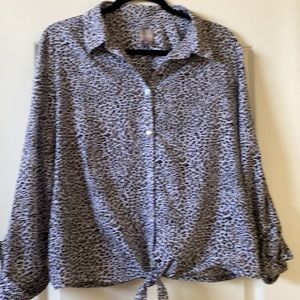 Chico’s Leopard Print Blouse